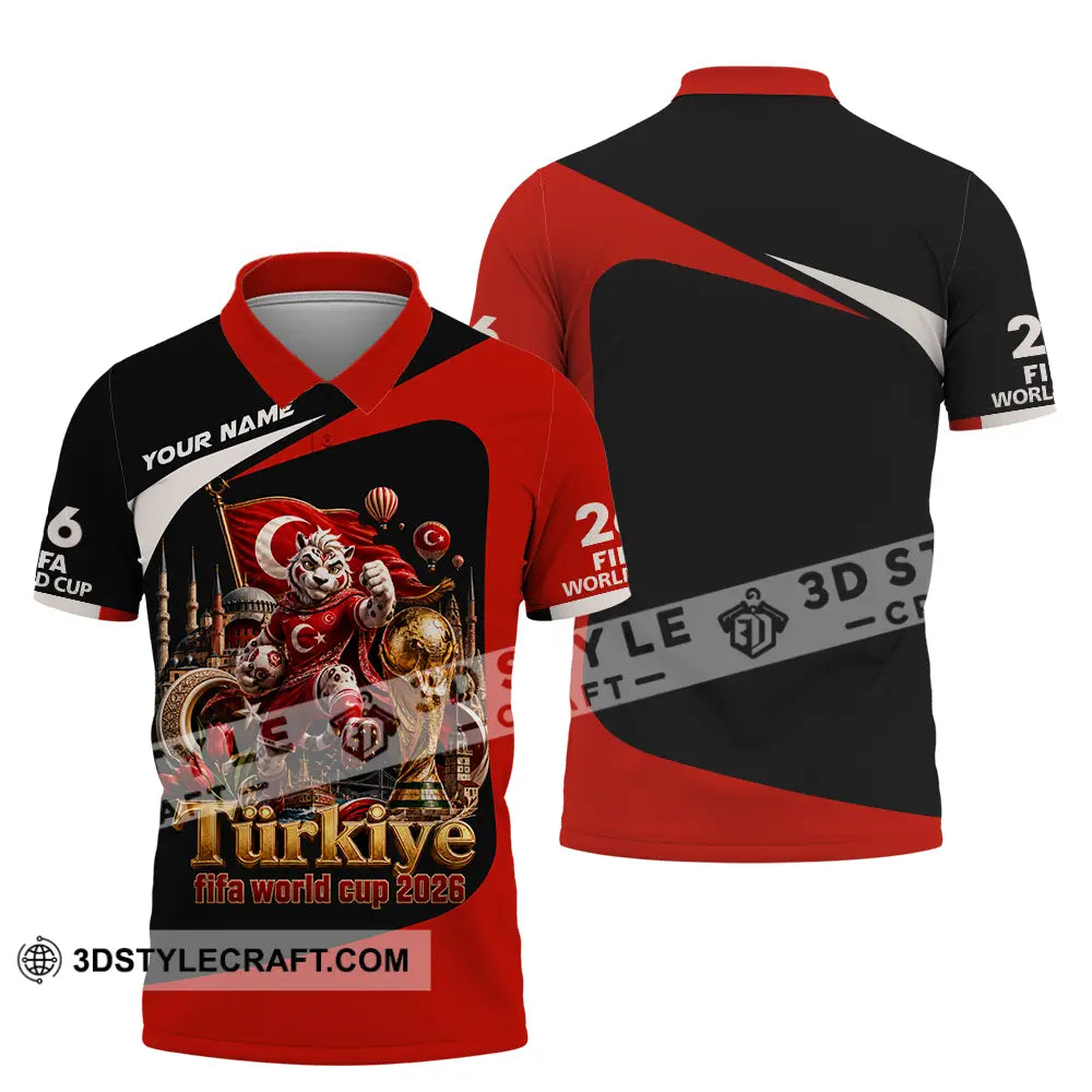 Unisex Shirt - Custom Turkiye World Cup 2026 Shirt - Polo Shirt / S - T-shirt