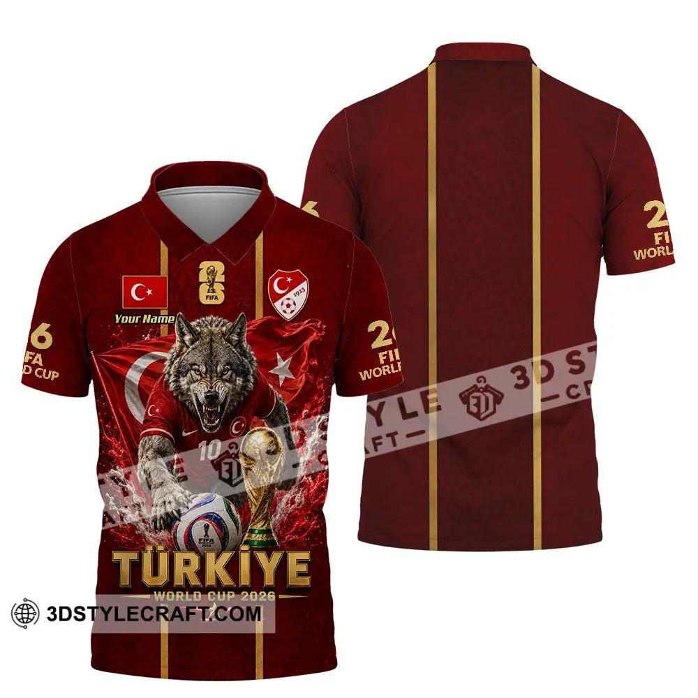 Unisex Shirt - Custom Turkiye World Cup 2026 Shirt - Polo Shirt / S - T-shirt