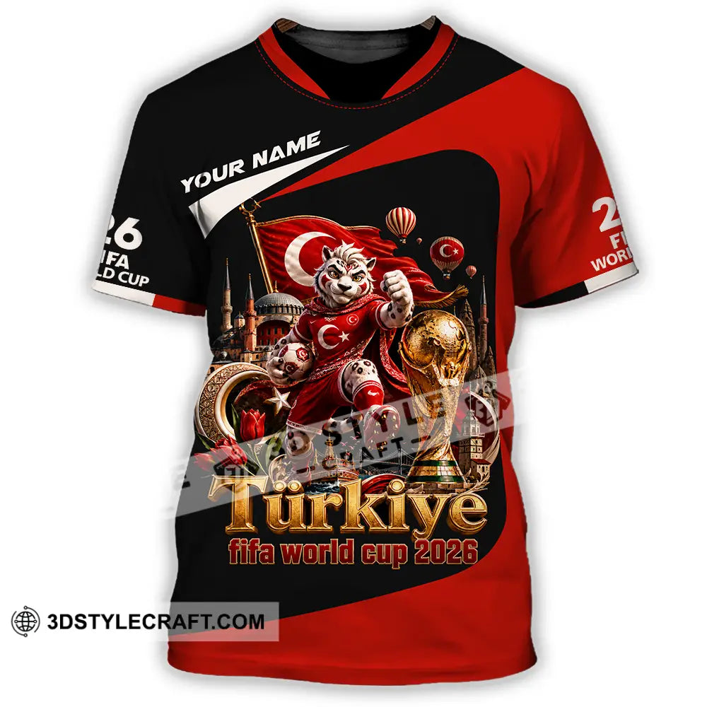 Unisex Shirt - Custom Turkiye World Cup 2026 Shirt - T-Shirt / S - T-shirt