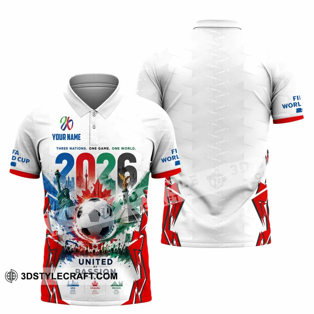 Unisex Shirt - Custom United By Passion World Cup 2026 Shirt - Polo Shirt / S - T-shirt