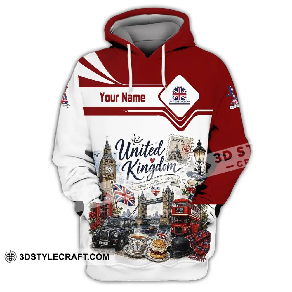 Unisex Shirt - Custom United Kingdom Shirt - Hoodie / S - T-shirt