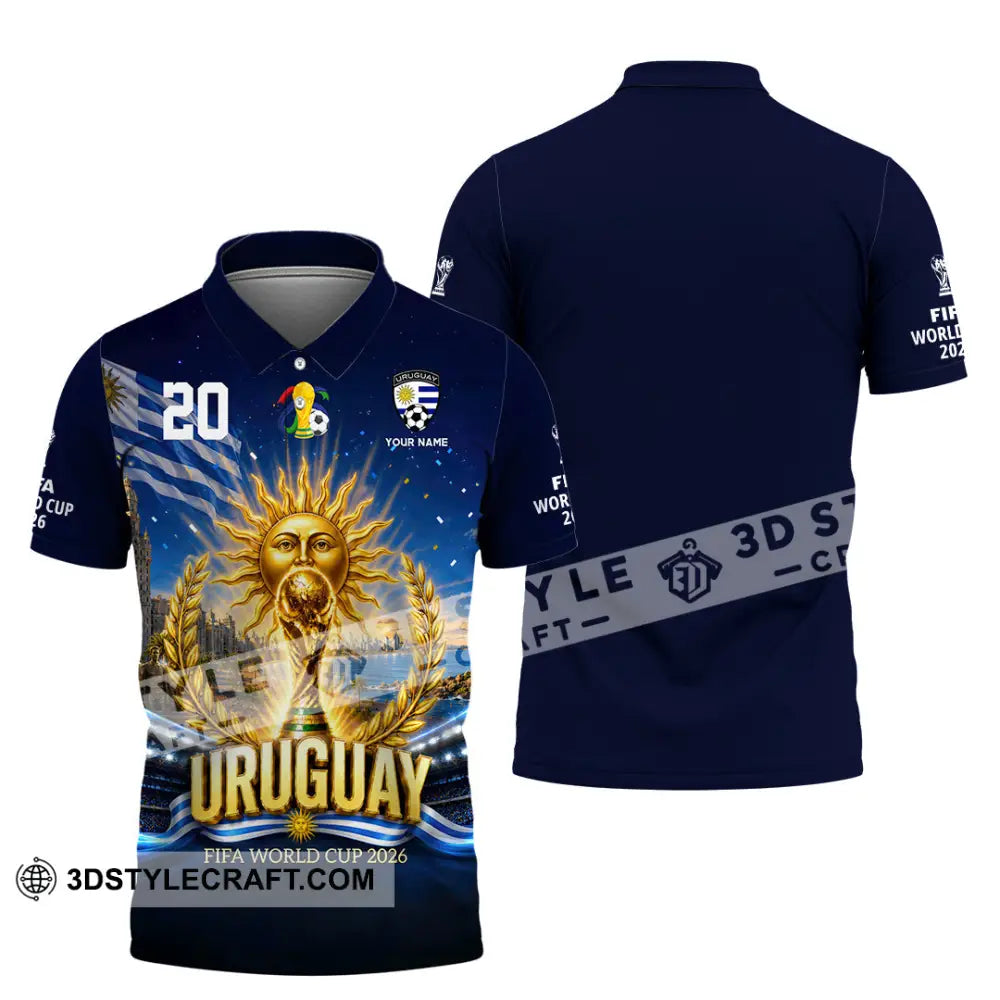 Unisex Shirt - Custom Uruguay World Cup 2026 Shirt - Polo Shirt / S - T-shirt
