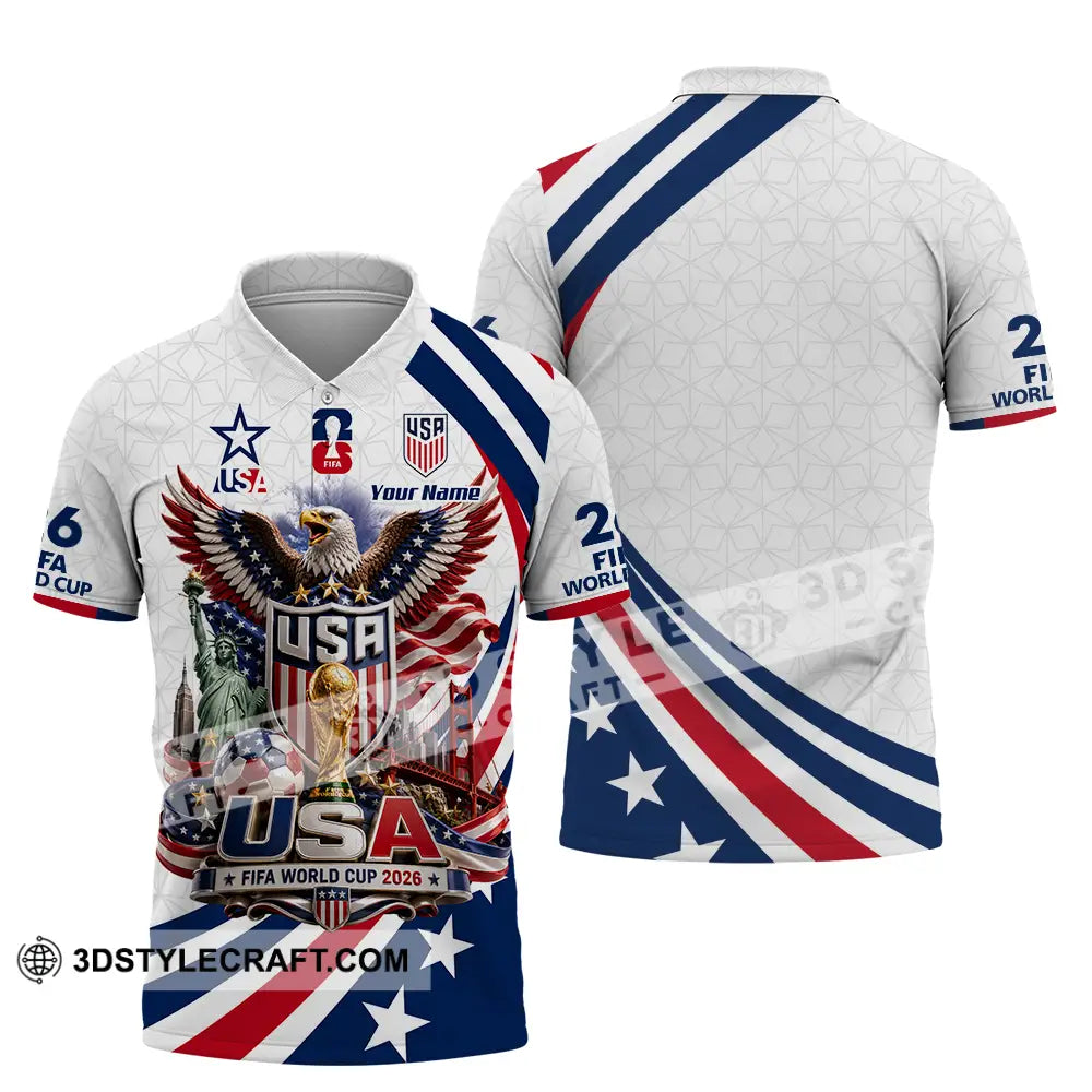 Unisex Shirt - Custom USA World Cup 2026 Shirt - Polo Shirt / S - T-shirt