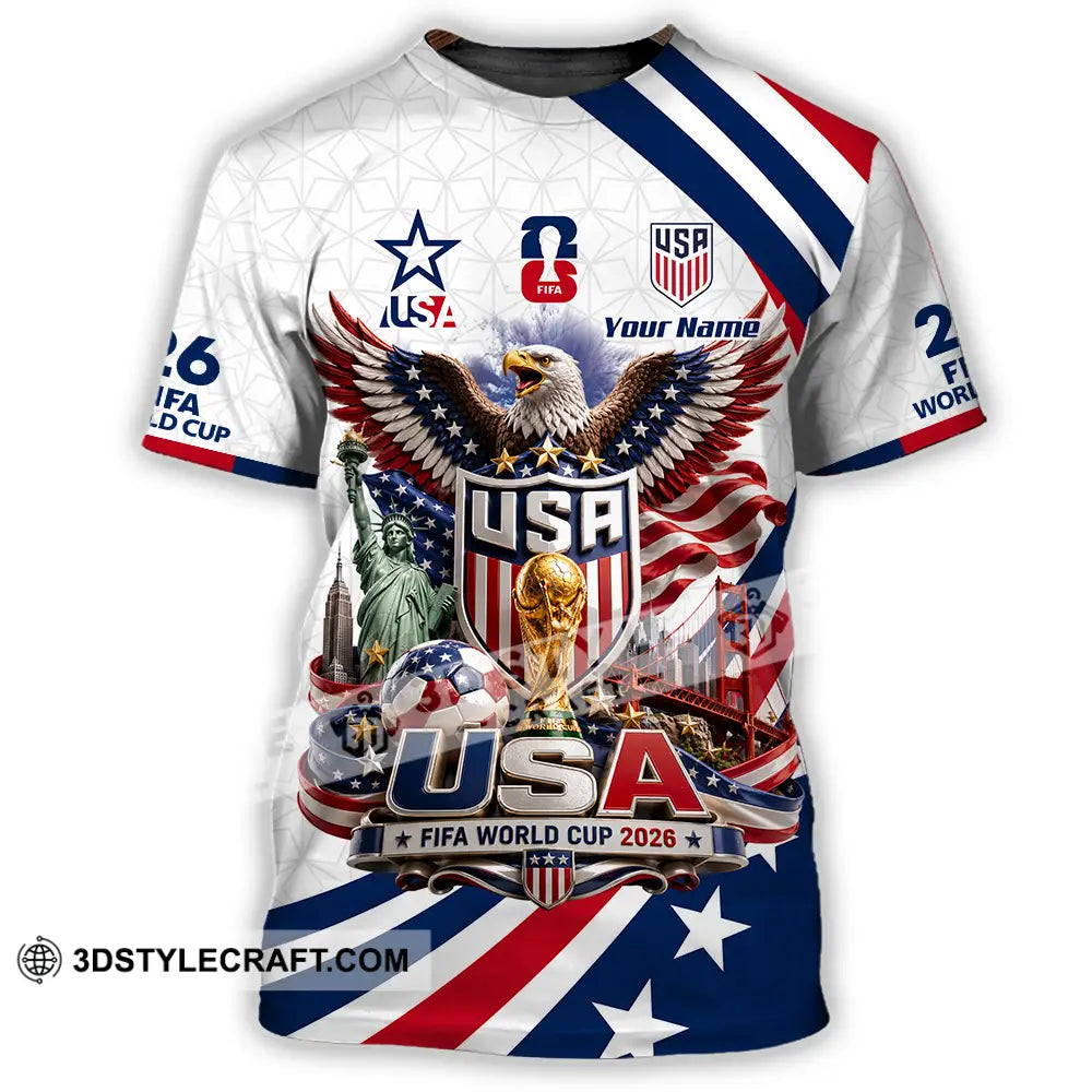 Unisex Shirt - Custom USA World Cup 2026 Shirt - T-Shirt / S - T-shirt