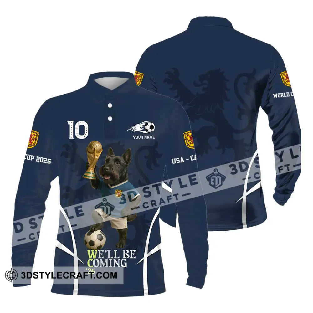 Unisex Shirt - Custom USA We’ll Be Coming 26 3D Shirt Long Sleeve Polo / S T-shirt