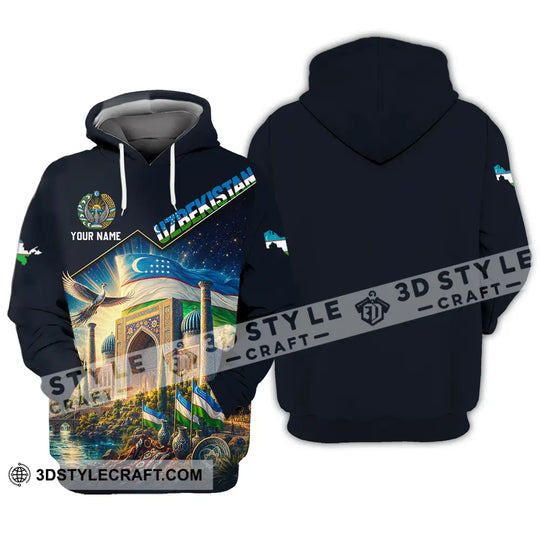 Unisex Shirt - Custom Uzbekistan Shirt style option 3