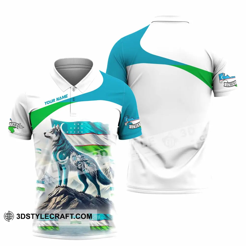 Unisex Shirt - Custom Uzbekistan Shirt - Polo Shirt / S - T-shirt