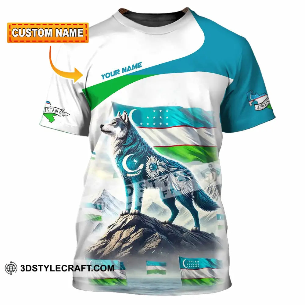 Unisex Shirt - Custom Uzbekistan Shirt - T-shirt