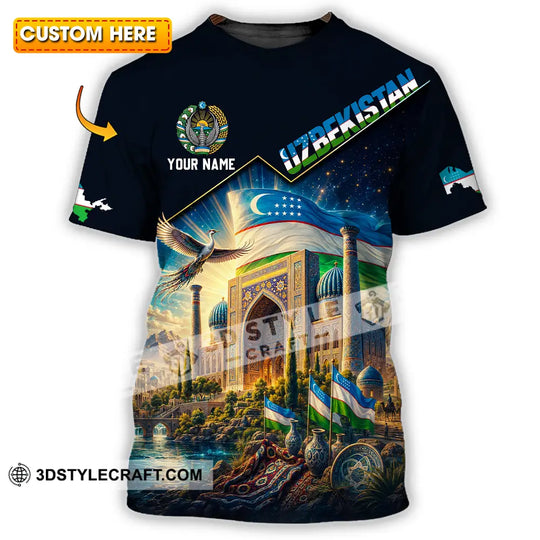 Unisex Shirt - Custom Uzbekistan Shirt style option 1