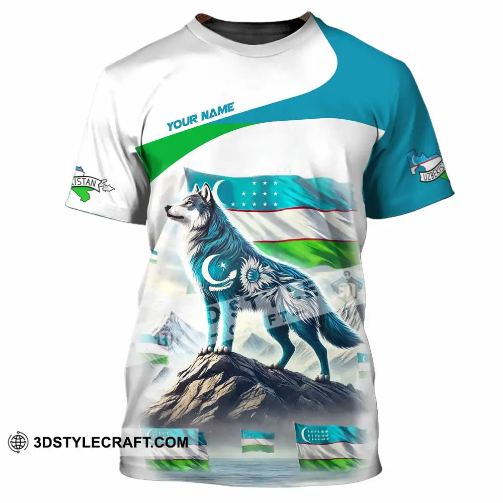 Unisex Shirt - Custom Uzbekistan Shirt - T-Shirt / S - T-shirt