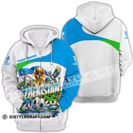 Unisex Shirt - Custom Uzbekistan World Cup 2026 Shirt style option 4