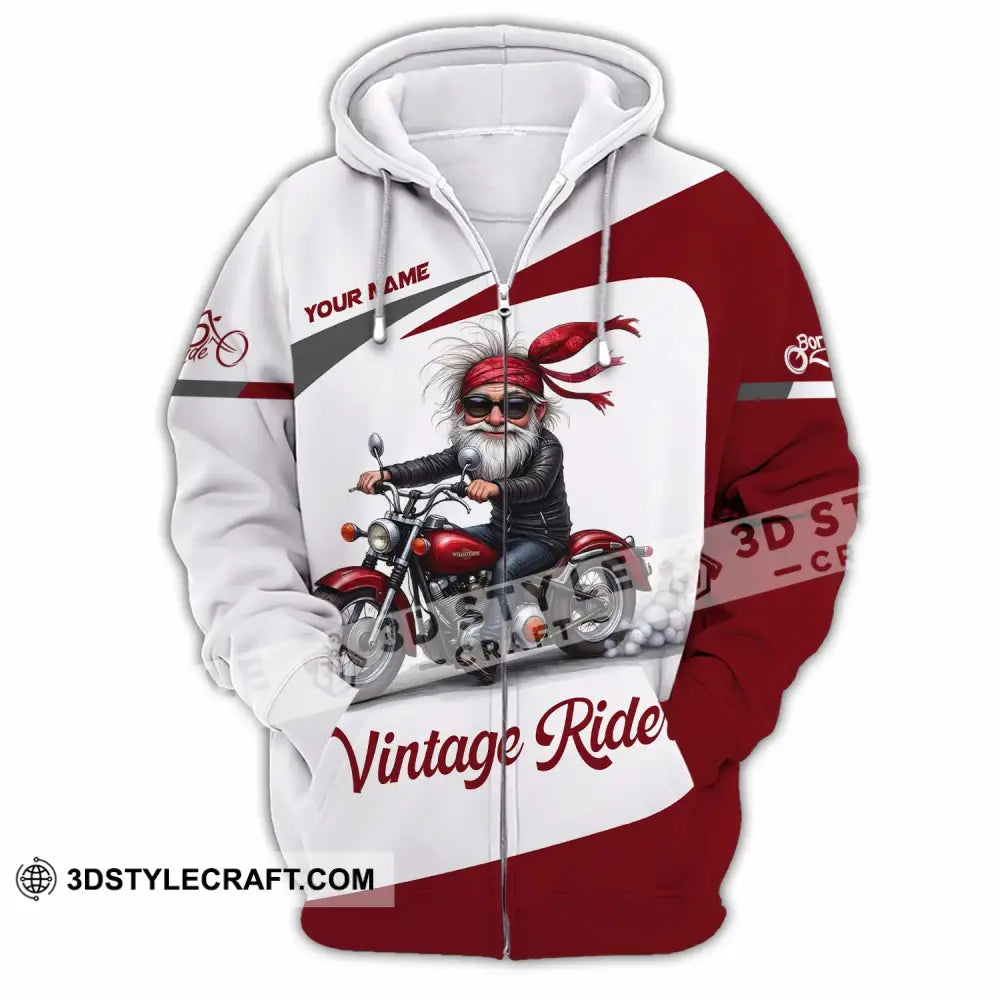 Unisex Shirt - Custom Vintage Rider Shirt - Zipper Hoodie / S - T-shirt