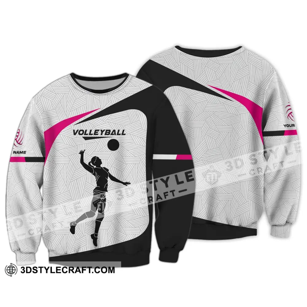 Unisex Shirt Custom Volleyball Hoodie Team T-Shirt Gift For Players Long Sleeve / S