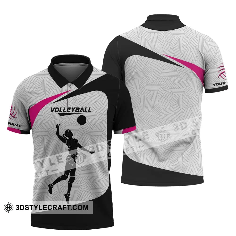 Unisex Shirt Custom Volleyball Hoodie Team T-Shirt Gift For Players Polo / S