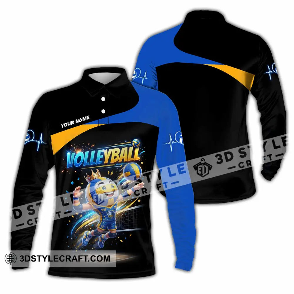 Unisex Shirt - Custom Volleyball Shirt - Long Sleeve Polo / S - T-shirt