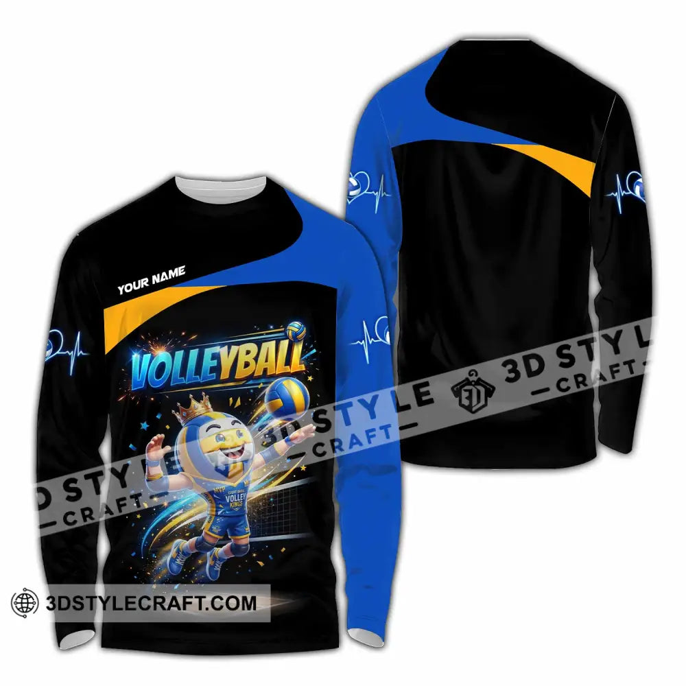 Unisex Shirt - Custom Volleyball Shirt - Long Sleeve Shirt / S - T-shirt