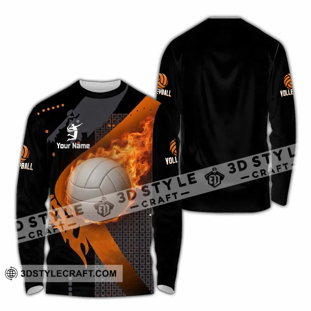 Unisex Shirt - Custom Volleyball Shirt - Long Sleeve Shirt / S - T-shirt