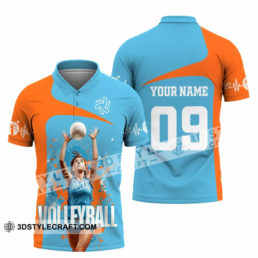 Unisex Shirt - Custom Volleyball Shirt Polo Shirt / S T-shirt