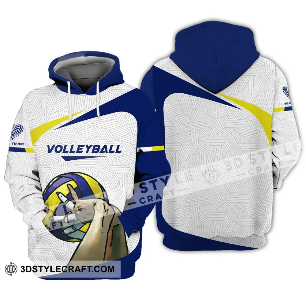 Unisex Shirt Custom Volleyball Team T-Shirt For Club Gift Players Hoodie / S