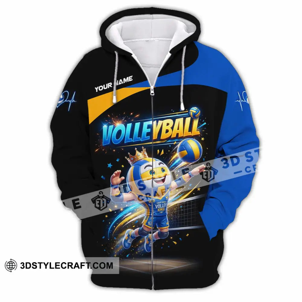 Unisex Shirt - Custom Volleyball Shirt - Zipper Hoodie / S - T-shirt