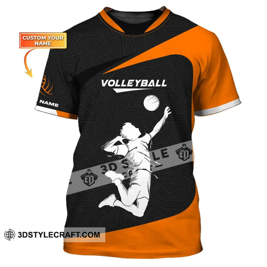 Unisex Shirt Custom Volleyball Zipper Hoodie T-Shirt For Team Gift Players / S