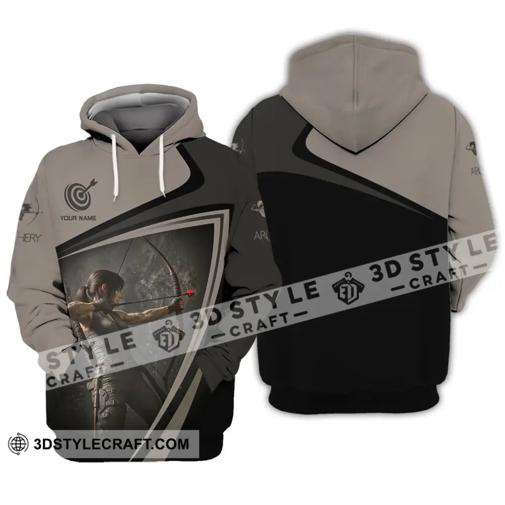 Unisex Shirt - Custom Warrior Archery Shirt Hoodie / S T-shirt