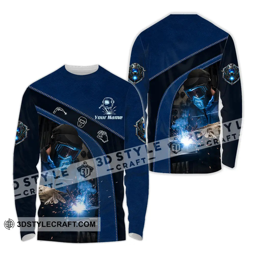 Unisex Shirt - Custom Welder Shirt - Long Sleeve Shirt / S - T-shirt