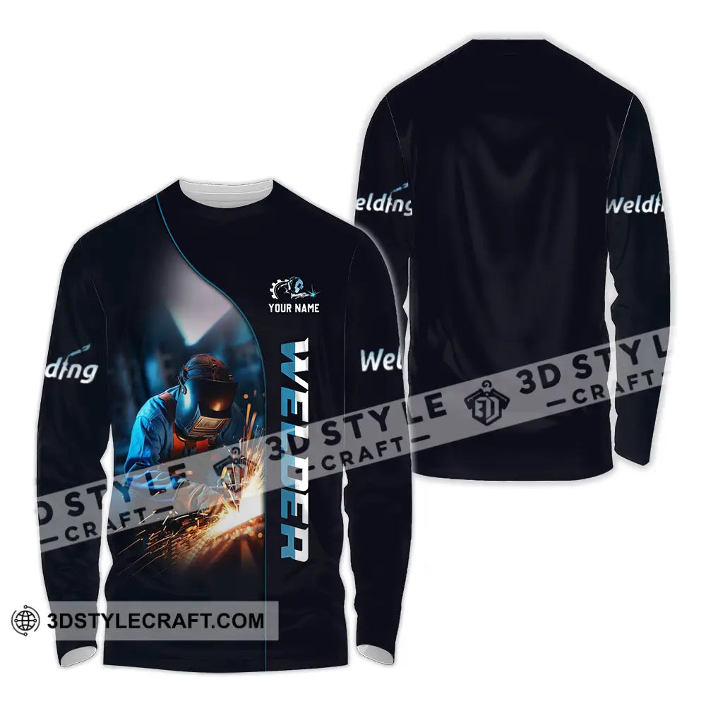 Unisex Shirt Custom Welder Shirt Long Sleeve Shirt / S T shirt