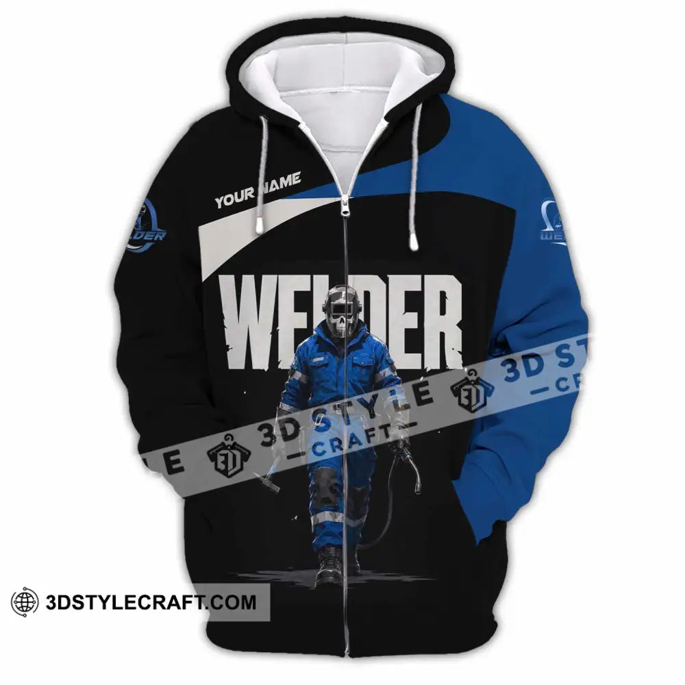Unisex Shirt - Custom Welder Shirt - Zipper Hoodie / S - T-shirt