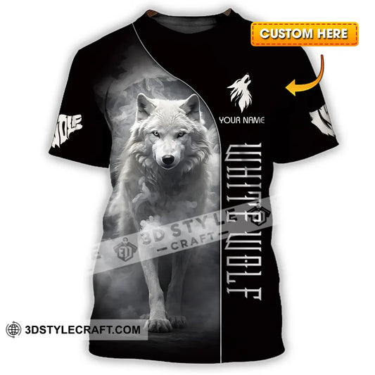 Unisex Shirt - Custom White Wolf 3D Shirt T-shirt