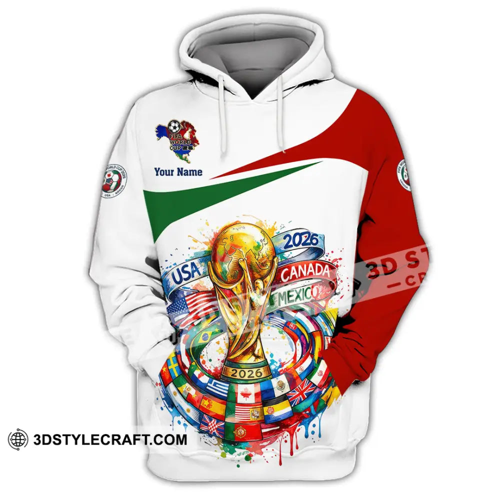 Unisex Shirt - Custom World Cup 2026 3D Shirt - Hoodie / S - T-shirt