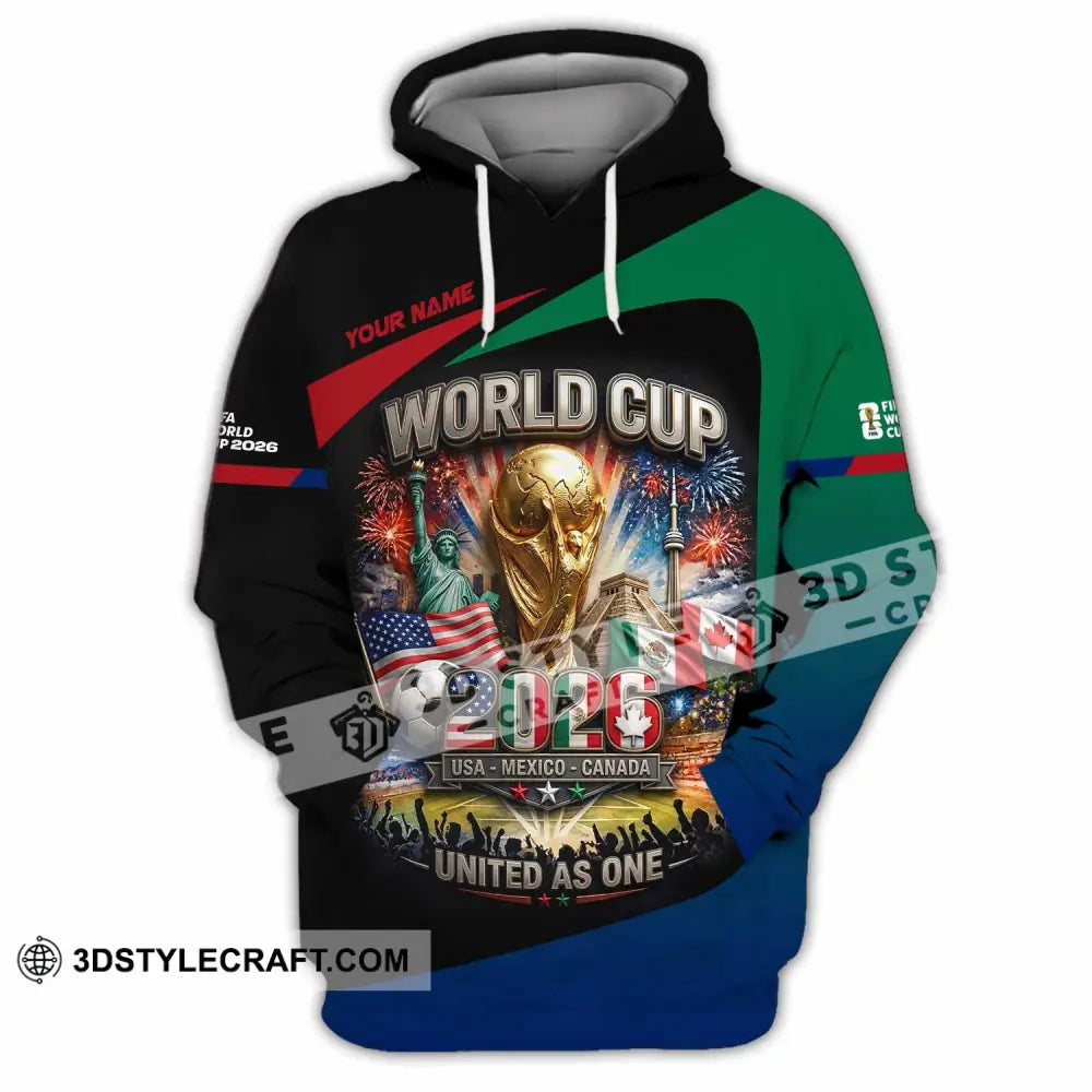 Unisex Shirt - Custom World Cup 2026 3D Shirt Hoodie / S T-shirt