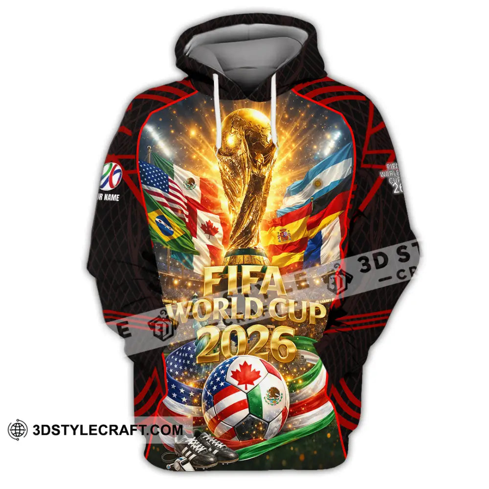 Unisex Shirt - Custom World Cup 2026 3D Shirt Hoodie / S T-shirt