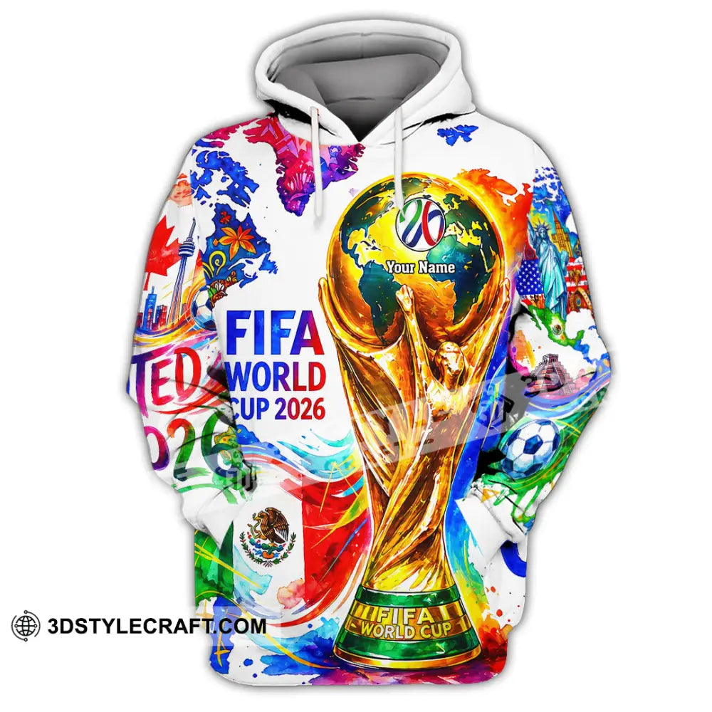 Unisex Shirt - Custom World Cup 2026 3D Shirt - Hoodie / S - T-shirt