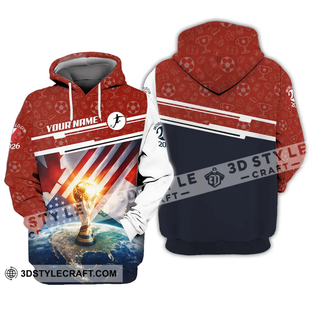 Unisex Shirt - Custom World Cup 2026 3D Shirt Hoodie / S T-shirt
