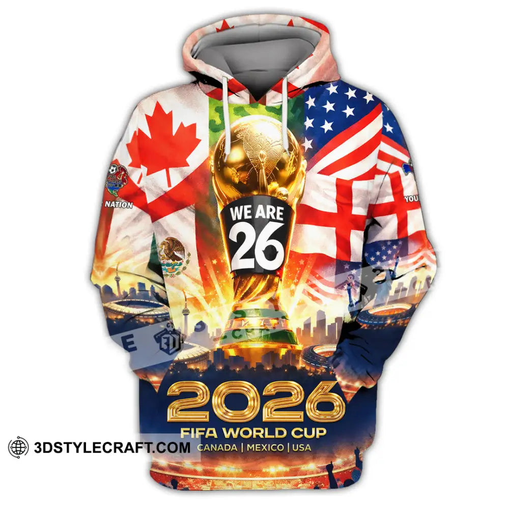 Unisex Shirt - Custom World Cup 2026 3D Shirt Hoodie / S T-shirt