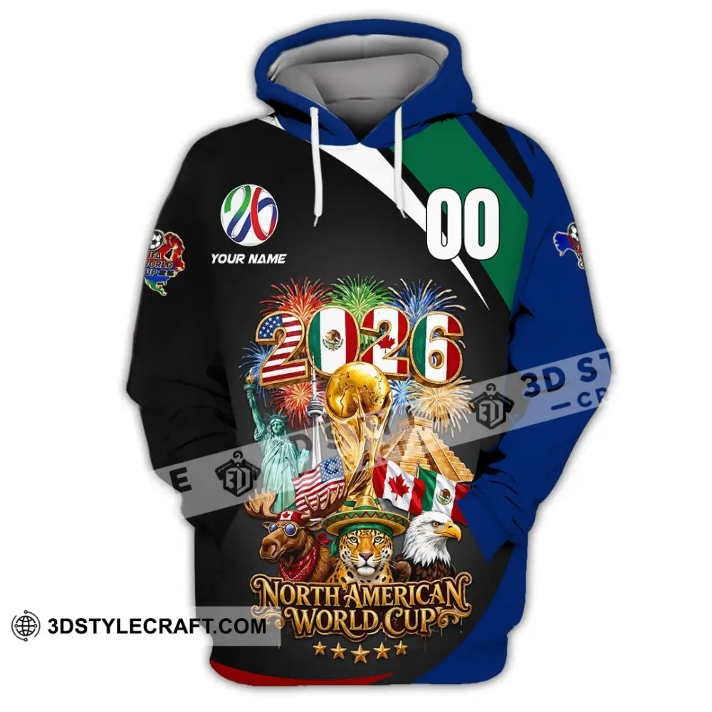 Unisex Shirt - Custom World Cup 2026 3D Shirt - Hoodie / S - T-shirt