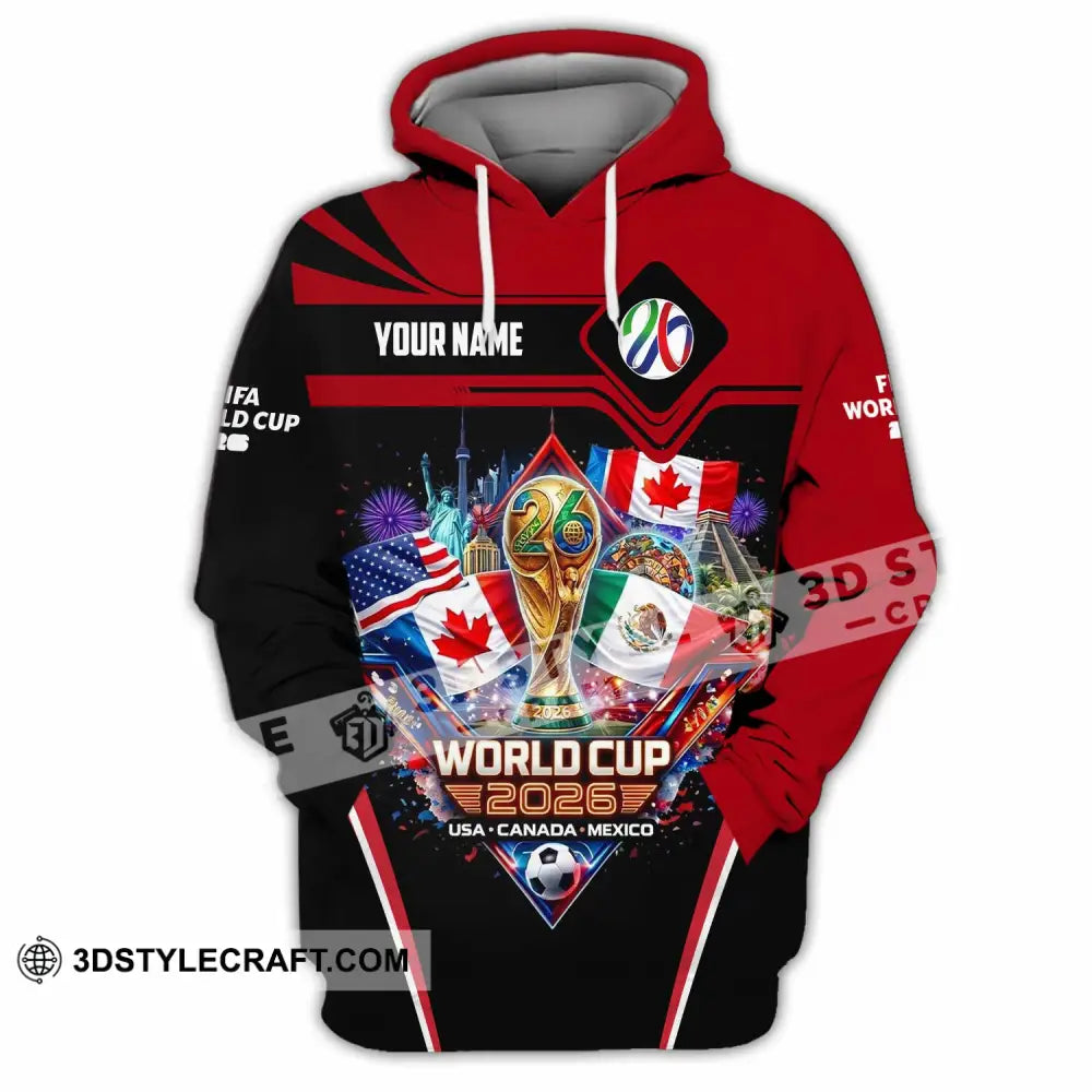 Unisex Shirt - Custom World Cup 2026 3D Shirt Hoodie / S T-shirt