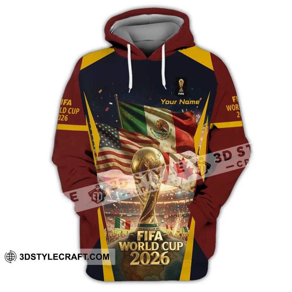 Unisex Shirt - Custom World Cup 2026 3D Shirt Hoodie / S T-shirt