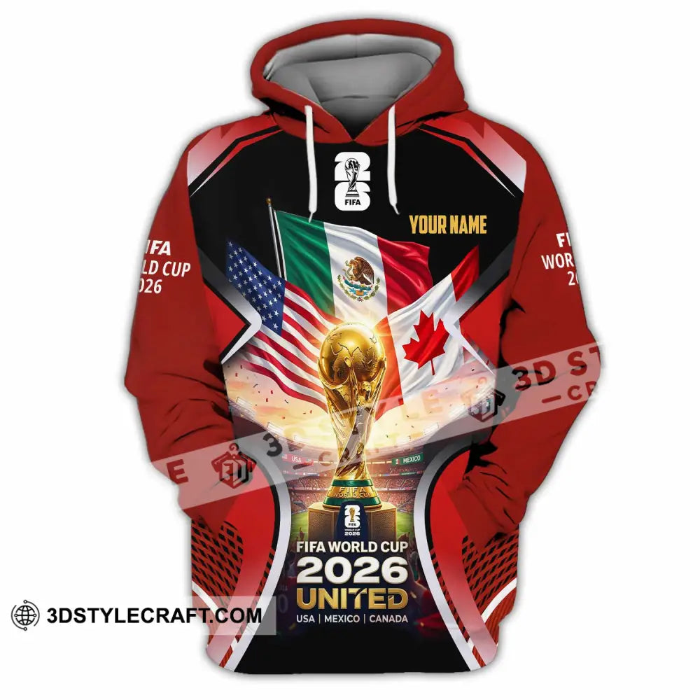Unisex Shirt - Custom World Cup 2026 3D Shirt Hoodie / S T-shirt