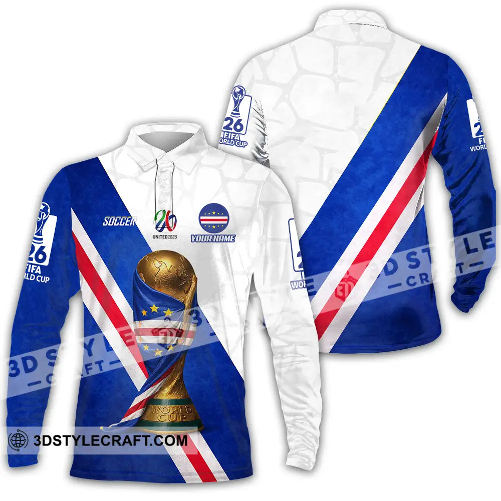 Unisex Shirt - Custom World Cup 2026 3D Shirt Long Sleeve Polo / S T-shirt