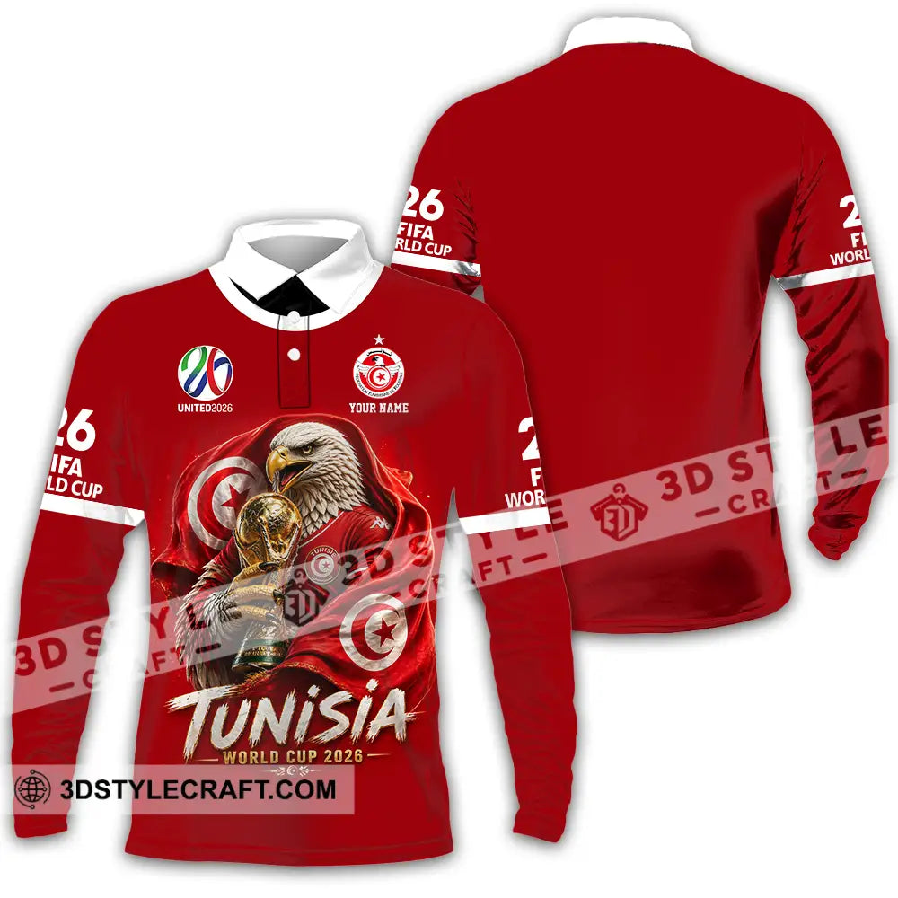 Unisex Shirt - Custom World Cup 2026 3D Shirt - Long Sleeve Polo / S - T-shirt