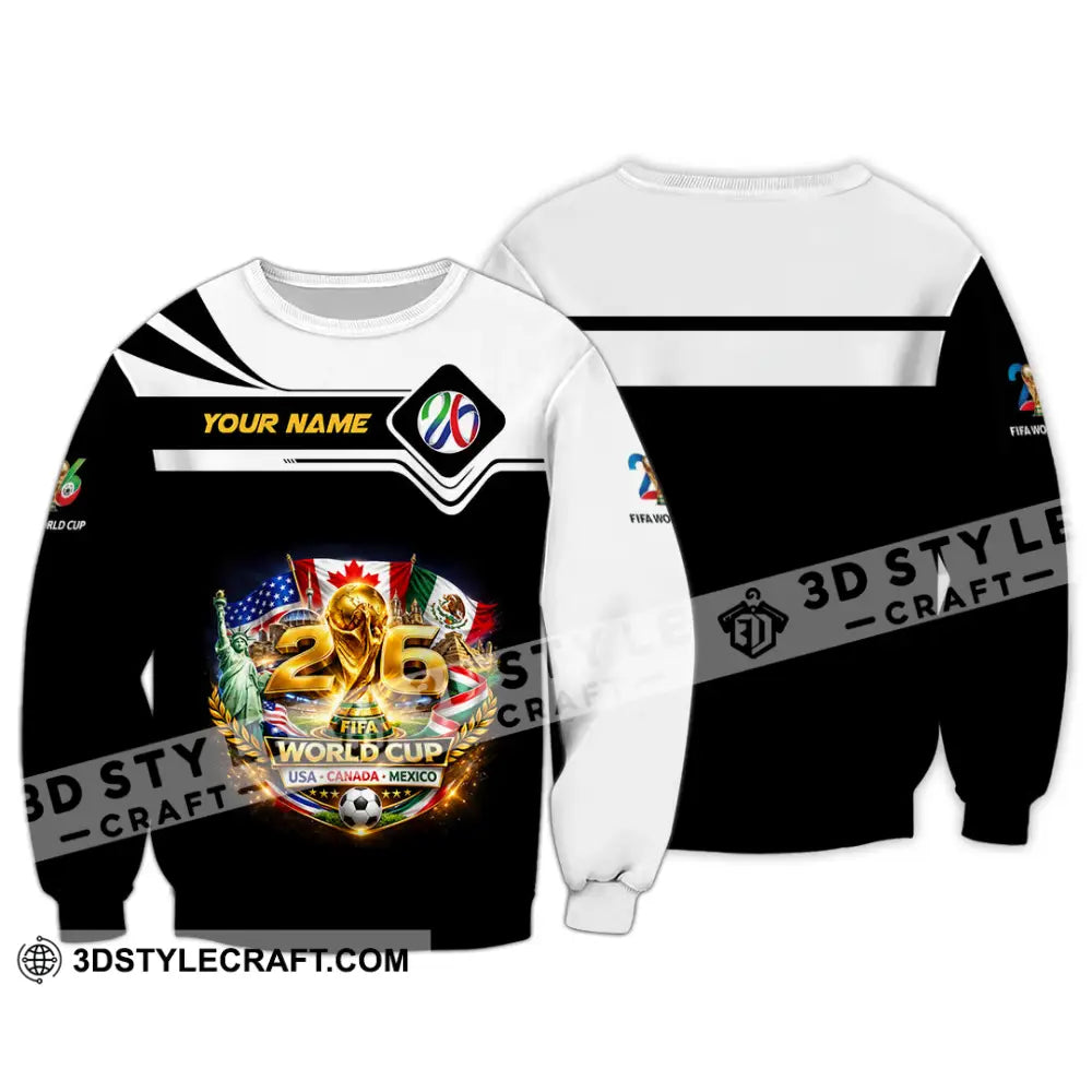 Unisex Shirt - Custom World Cup 2026 3D Shirt - Long Sleeve / S - T-shirt