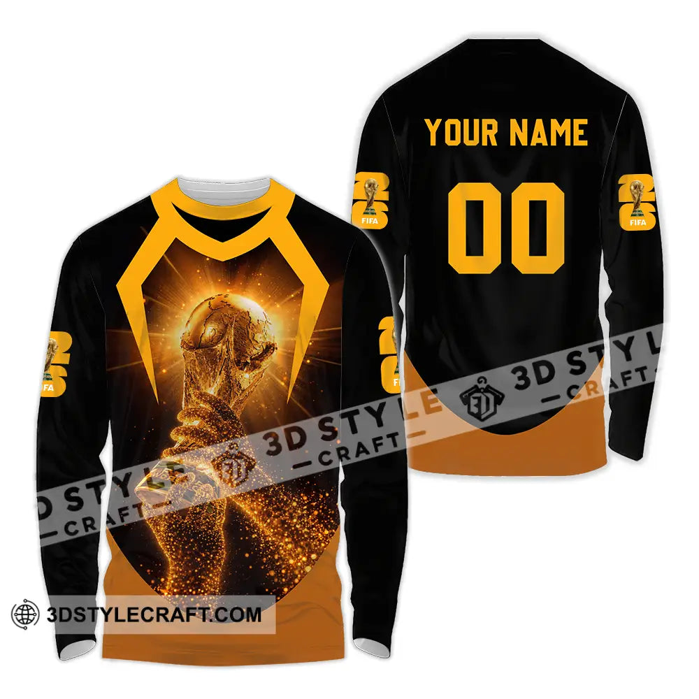 Unisex Shirt - Custom World Cup 2026 3D Shirt Long Sleeve Shirt / S T-shirt