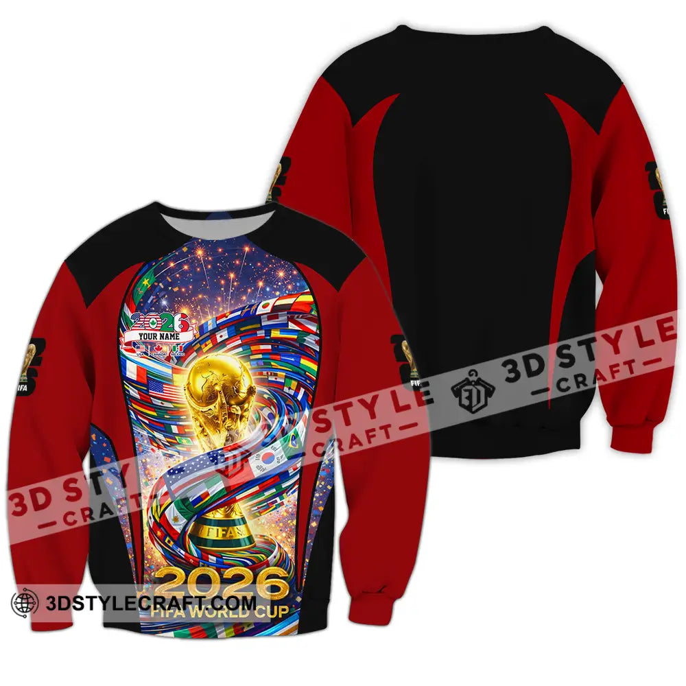 Unisex Shirt - Custom World Cup 2026 3D Shirt Long Sleeve / S T-shirt