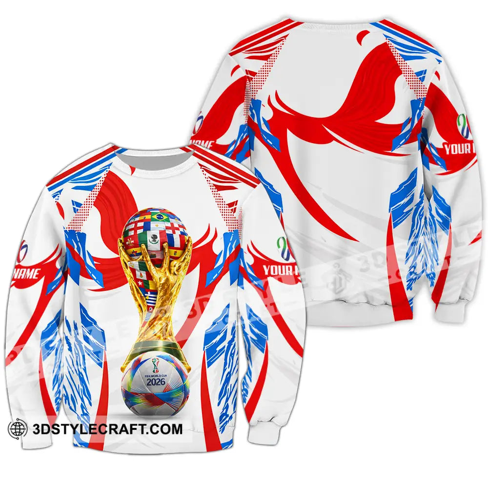 Unisex Shirt - Custom World Cup 2026 3D Shirt Long Sleeve / S T-shirt