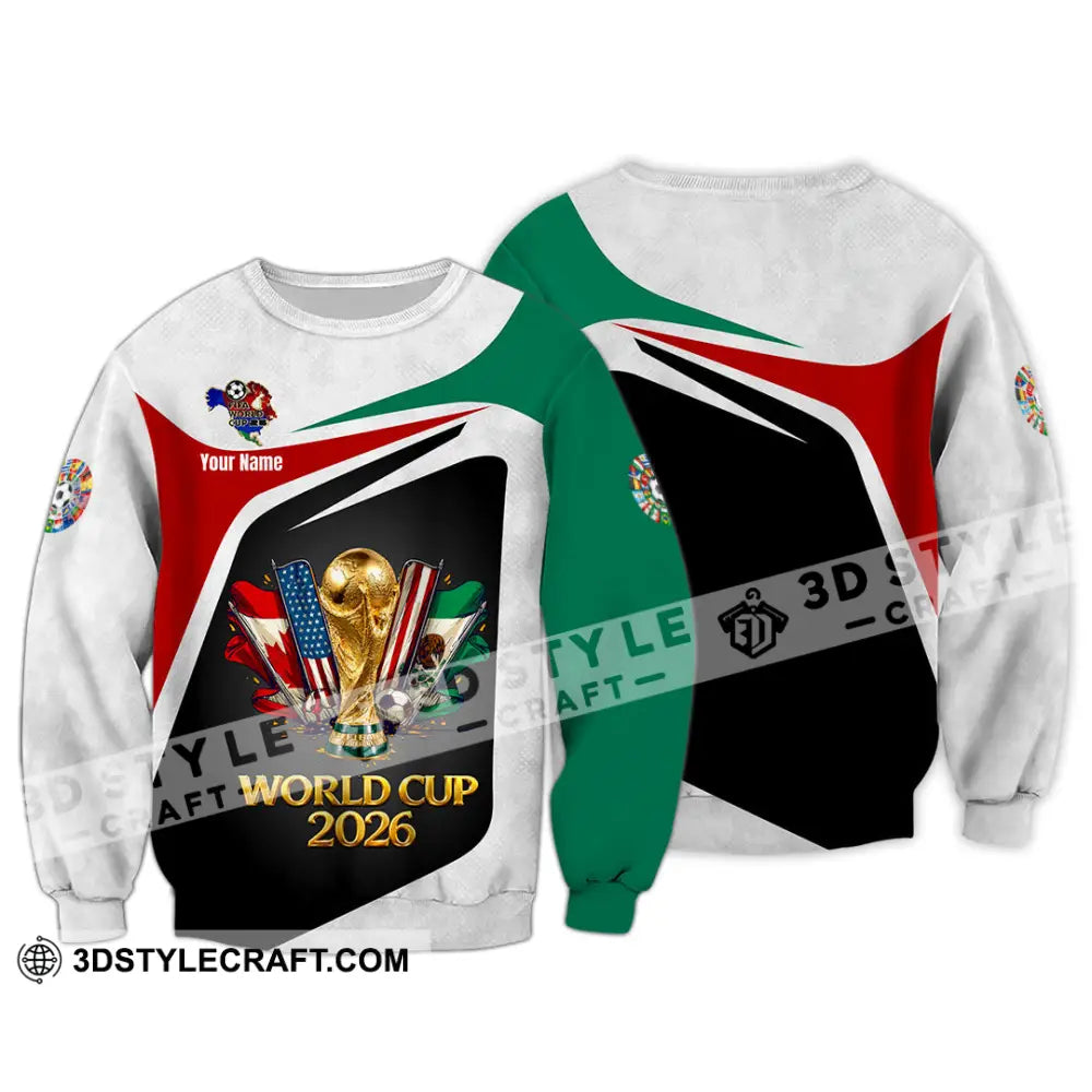 Unisex Shirt - Custom World Cup 2026 3D Shirt - Long Sleeve / S - T-shirt