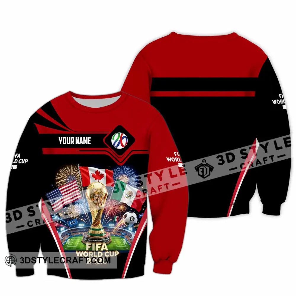Unisex Shirt - Custom World Cup 2026 3D Shirt Long Sleeve / S T-shirt