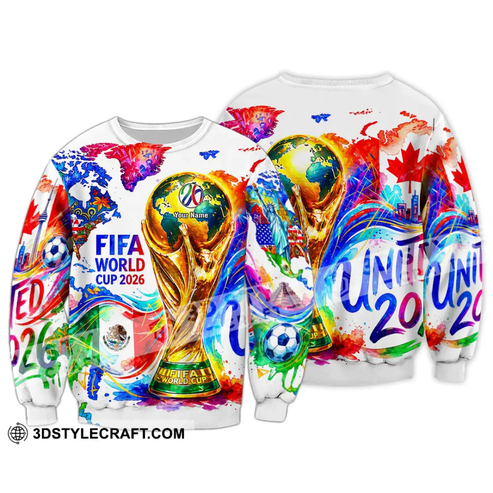 Unisex Shirt - Custom World Cup 2026 3D Shirt - Long Sleeve / S - T-shirt