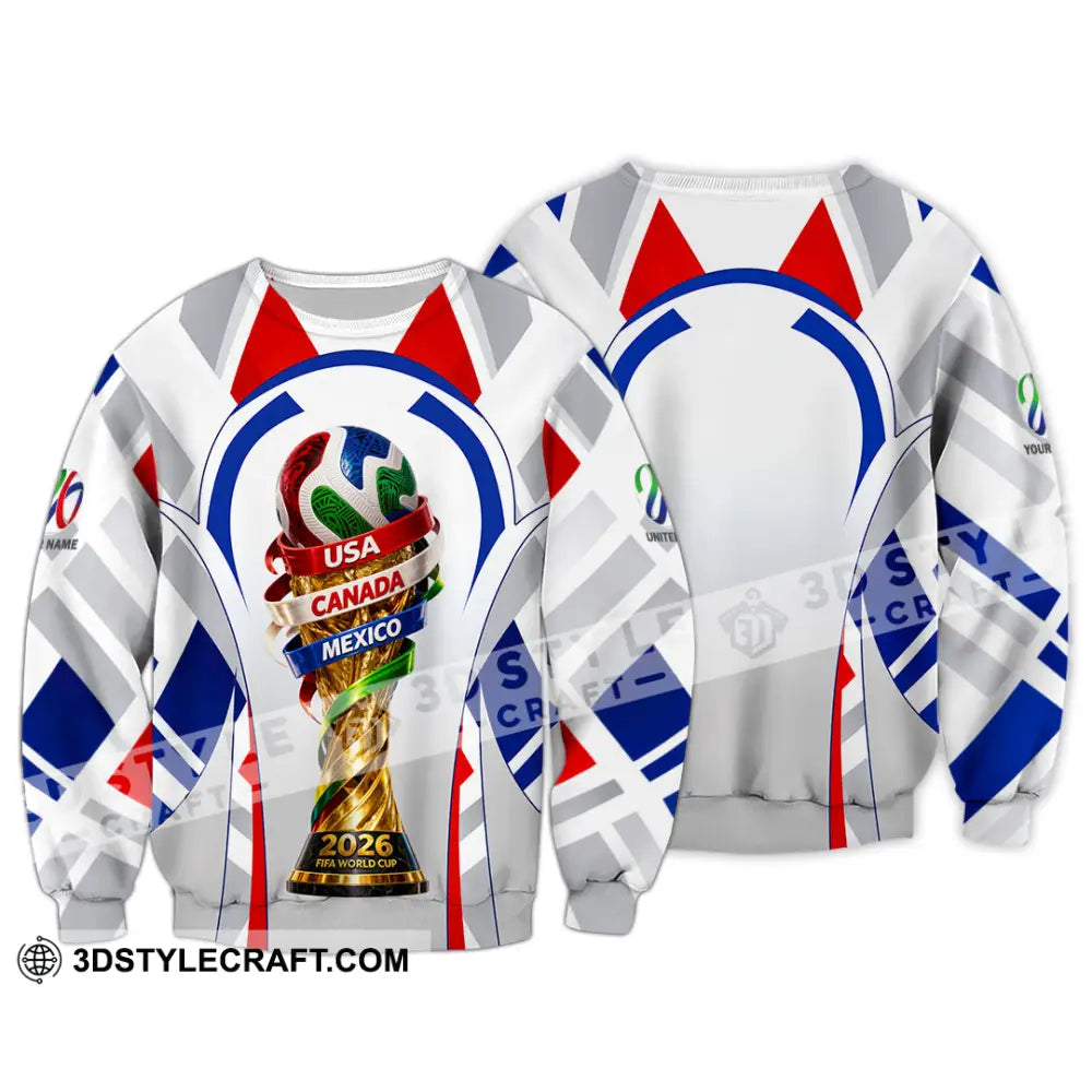 Unisex Shirt - Custom World Cup 2026 3D Shirt Long Sleeve / S T-shirt